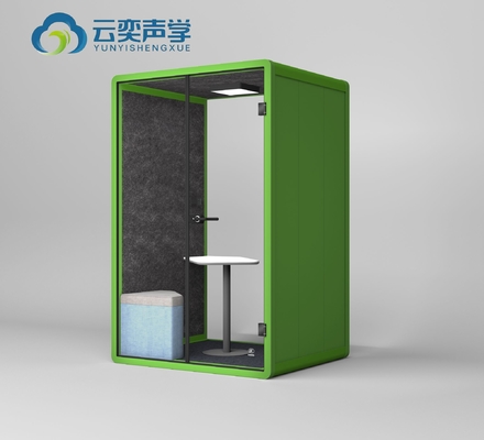 ขนาดกลาง Meeting Pod สําหรับการประชุมสัมมนา บูทคู่ พร้อมโซฟาเฟอร์เบิล