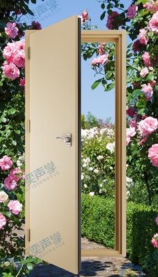 ขวาในเปิดประตูกันเสียง H2425*W950*70 มม สําหรับการลดเสียงและความเป็นส่วนตัว