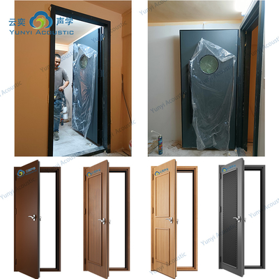 40DB 42dB 45dB ประตูกันเสียง UL ลงประกาศ/FM อนุมัติสําหรับงานเลี้ยงโรงแรม
